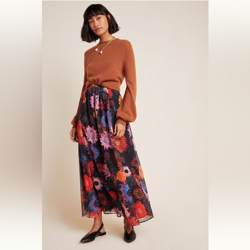 ANTHROPOLOGIE NWT STASIA MAXI SKIRT ✨